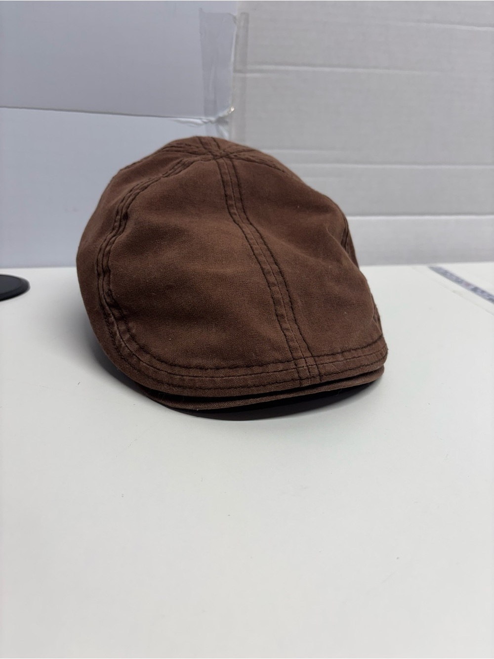 Goorin Bros Ari Brown Cotton Twill Flat Ivy Cap Large 103-0389 - Picture 8 of 8